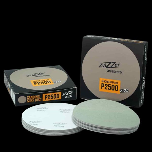 P2500 SANDING SURF DISC ø 150 MM ZVIZZER - 10 UNIDADES